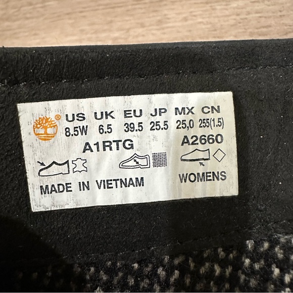 Timberland women’s Main Hill Tall Boot sz 8.5 Winter Waterproof boot A1RTG Black - Picture 7 of 16